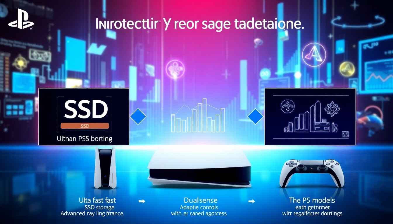 플레이스테이션5의 혁신적인 기술과 게이머 유형별 추천 모델 상징 이미지