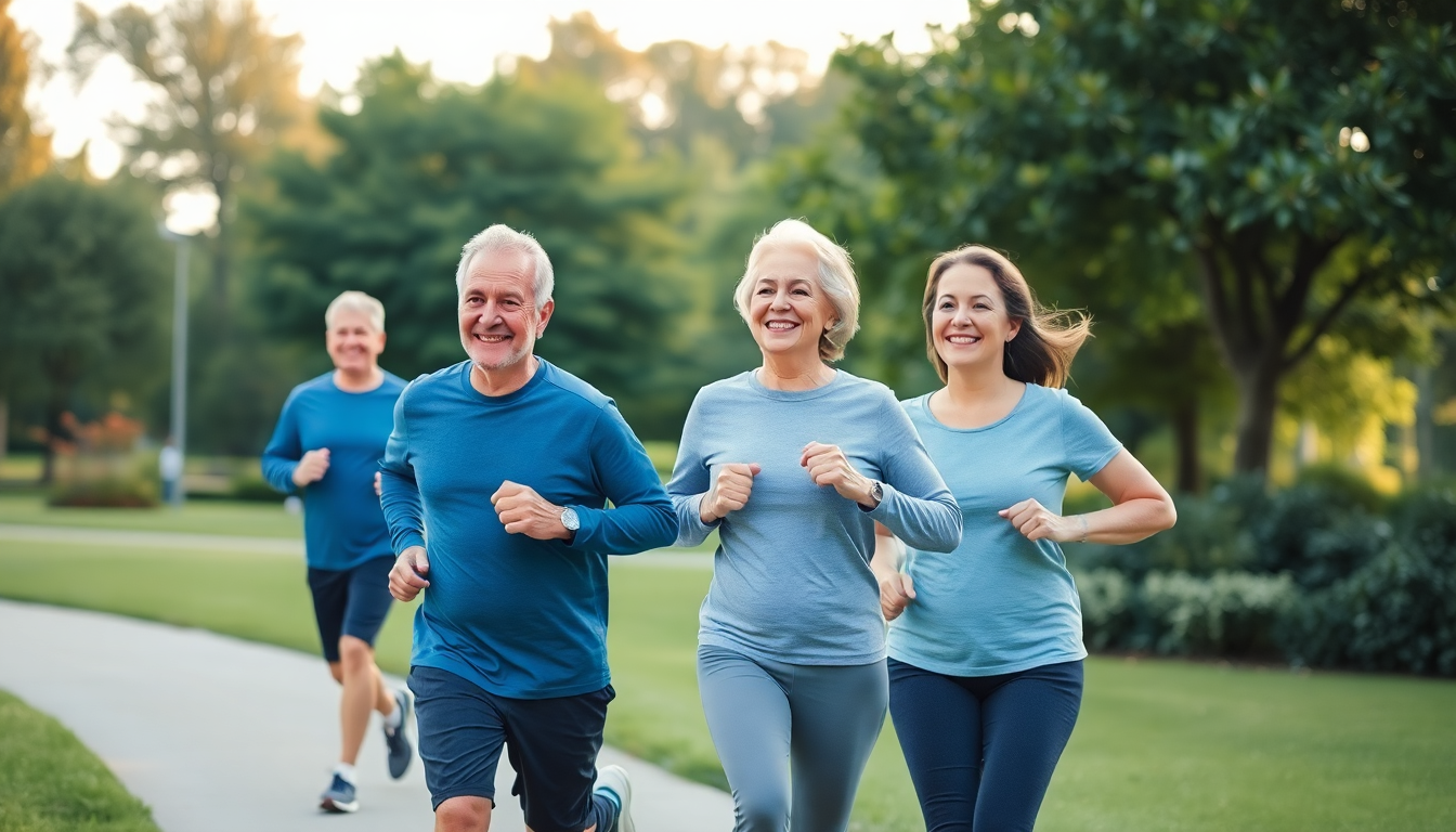 생활습관 개선을 통해 건강을 지키는 사람들의 모습