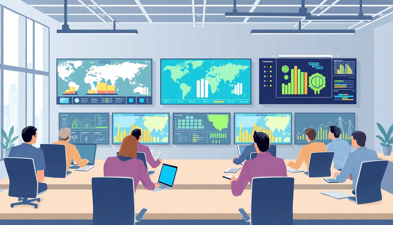 정부와 기업이 협력하여 공급망과 에너지 정책 대응을 진행하는 모습