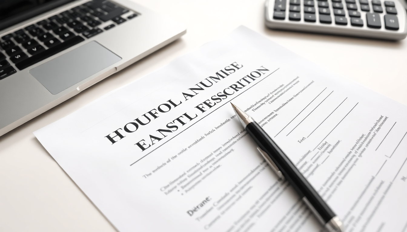 주택취득자금조달 및 입주계획서 공식 양식과 작성 도구