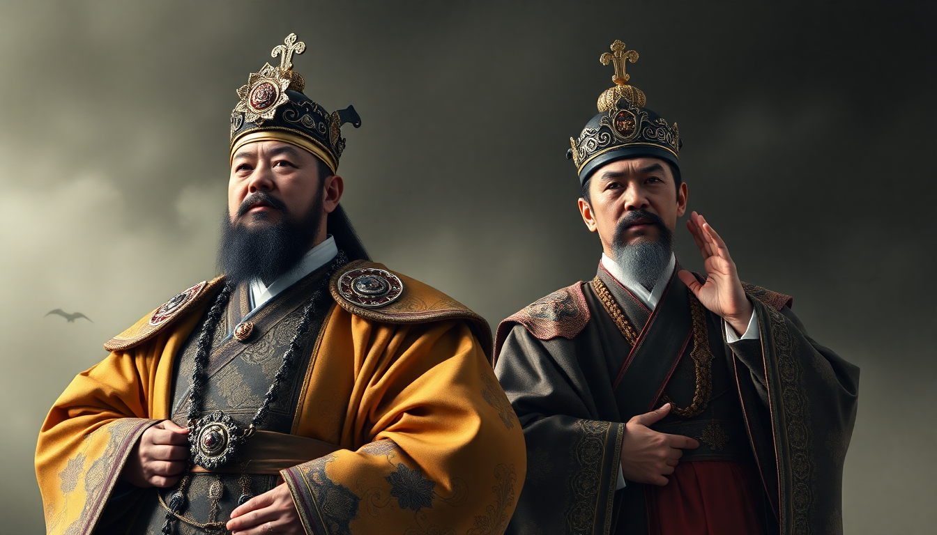과거 경험에 의해 주관적 판단에 빠진 역사적 군주 두 인물