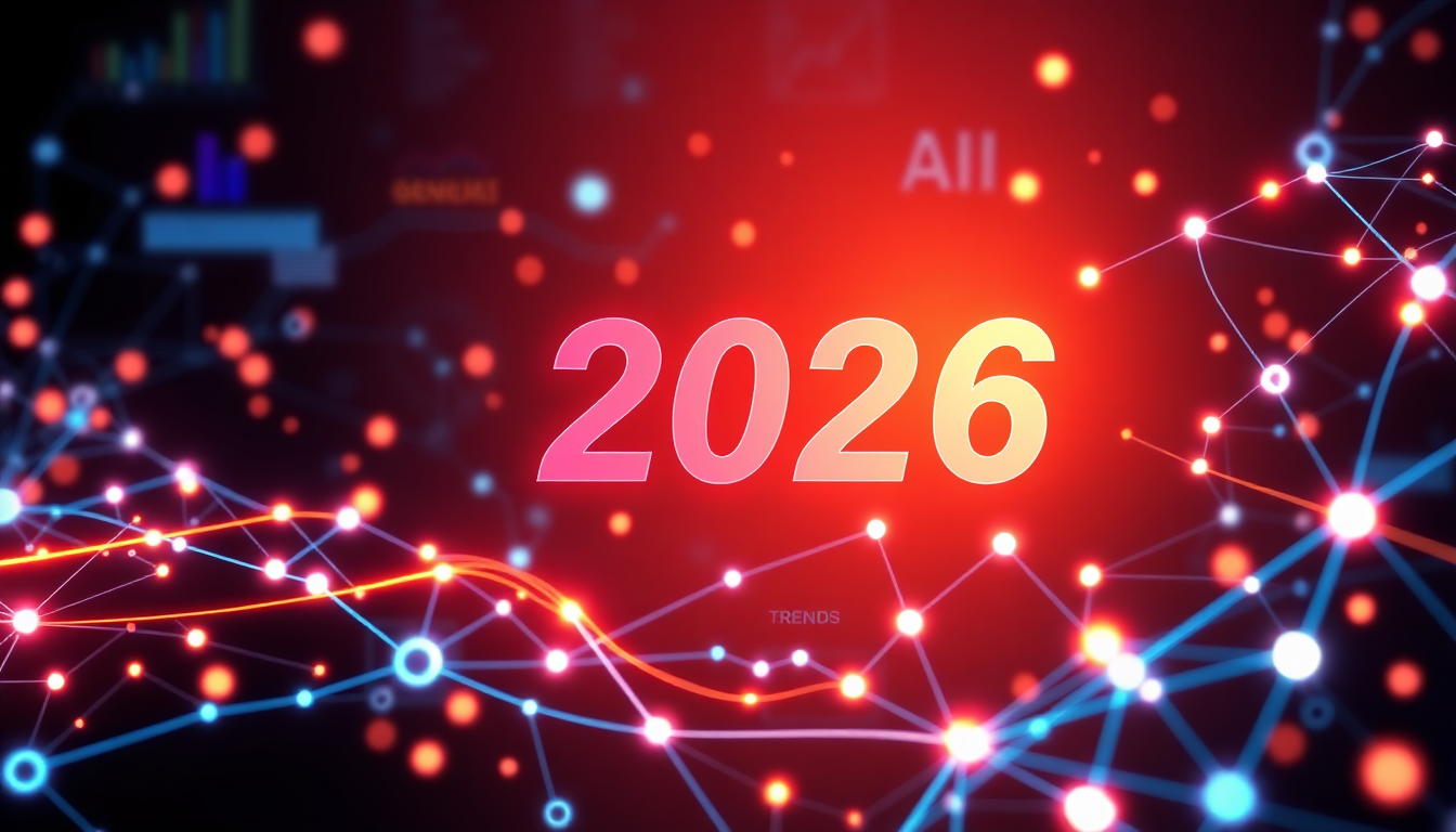 2026년 산업 트렌드와 AI 코딩 기업의 상호작용을 역동적으로 보여주는 비주얼