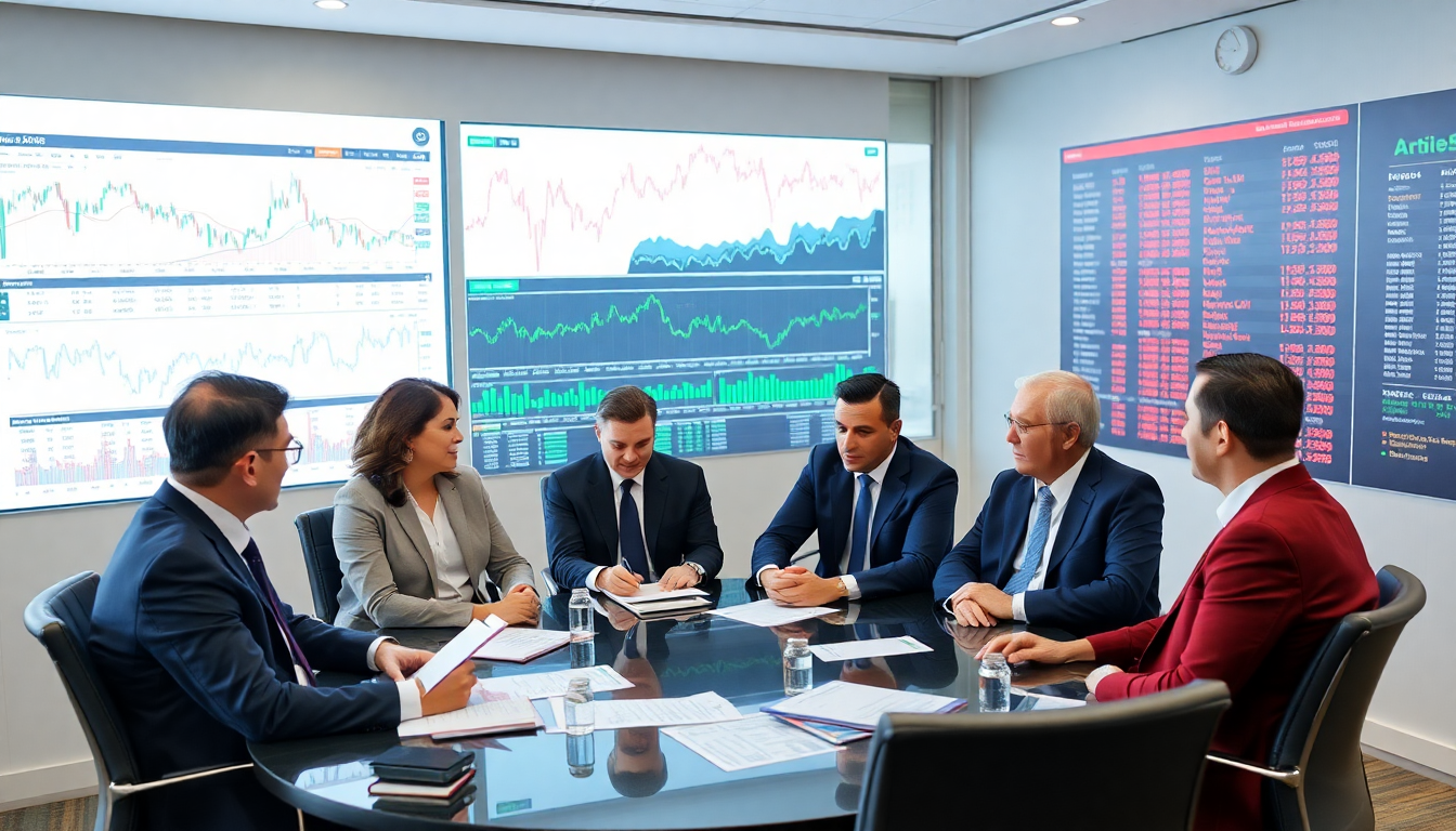 금융 전문가와 개인 투자자들이 SK하이닉스 ADR 상장 투자 전략을 논의하는 모습