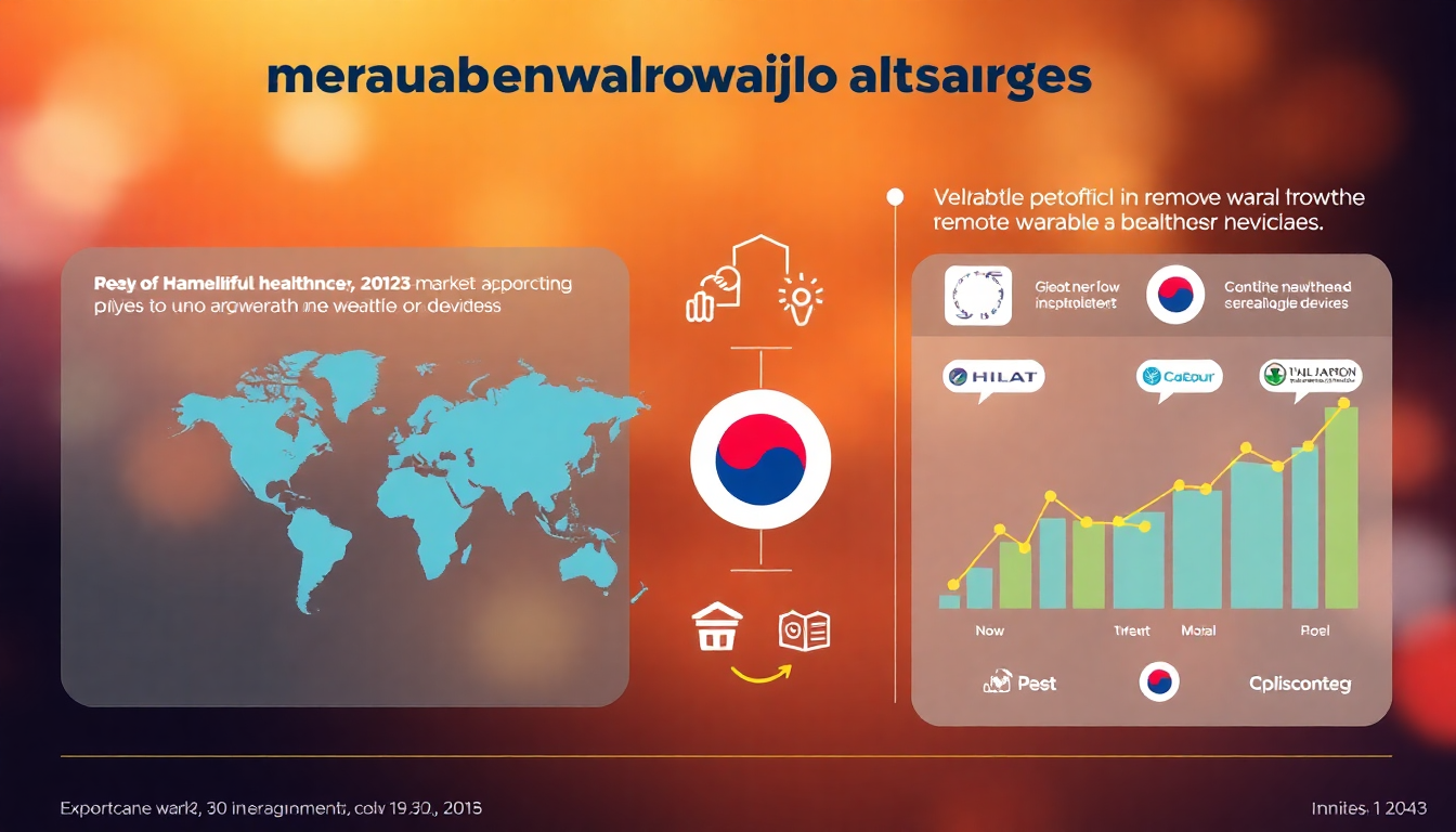 원격진료 웨어러블 솔루션 시장 성장과 투자 현황을 보여주는 인포그래픽 이미지