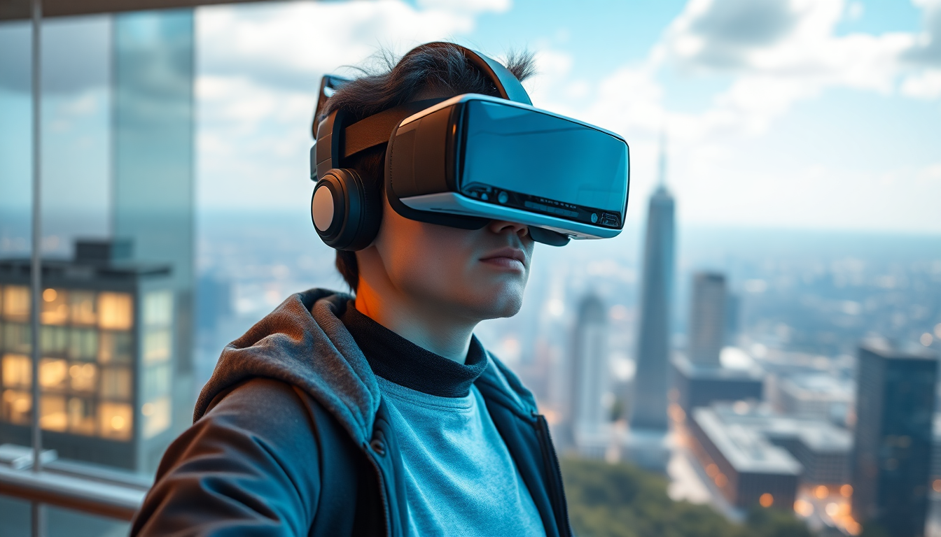 메타버스와 가상현실 VR 및 증강현실 AR 기술 트렌드를 나타내는 이미지