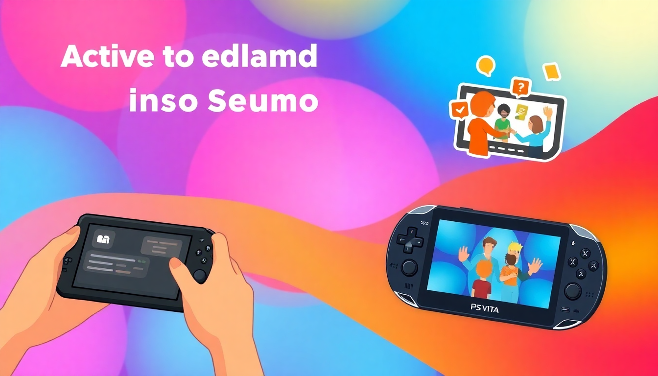 스팀 덱, 닌텐도 스위치, PS 비타 사용자 커뮤니티와 지원 현황을 상징하는 이미지