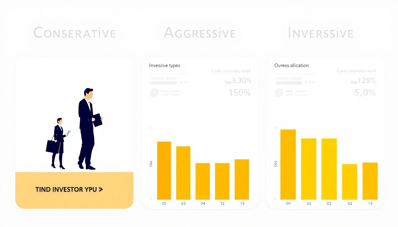 보수적, 공격적, 해외 투자자 유형별 맞춤 전략과 자산 배분 차트