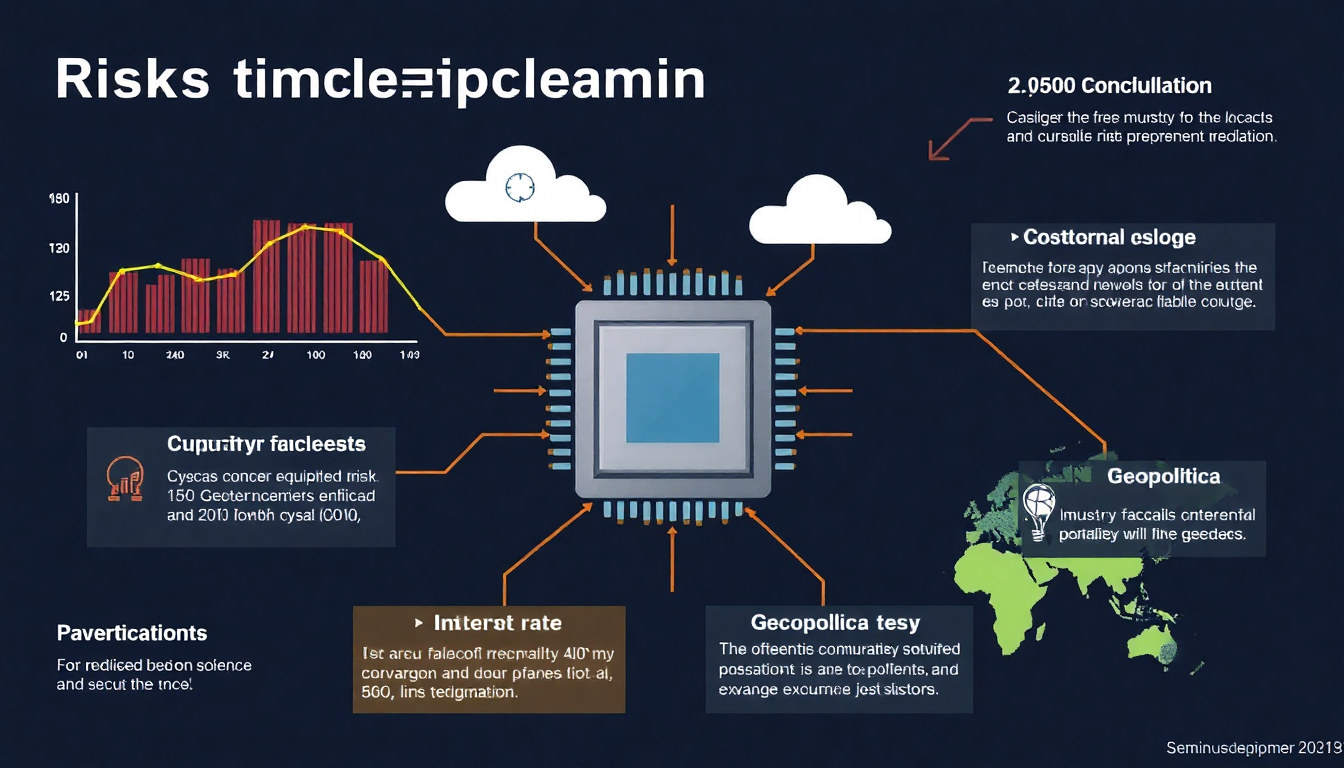반도체 장비 투자 리스크를 설명하는 인포그래픽