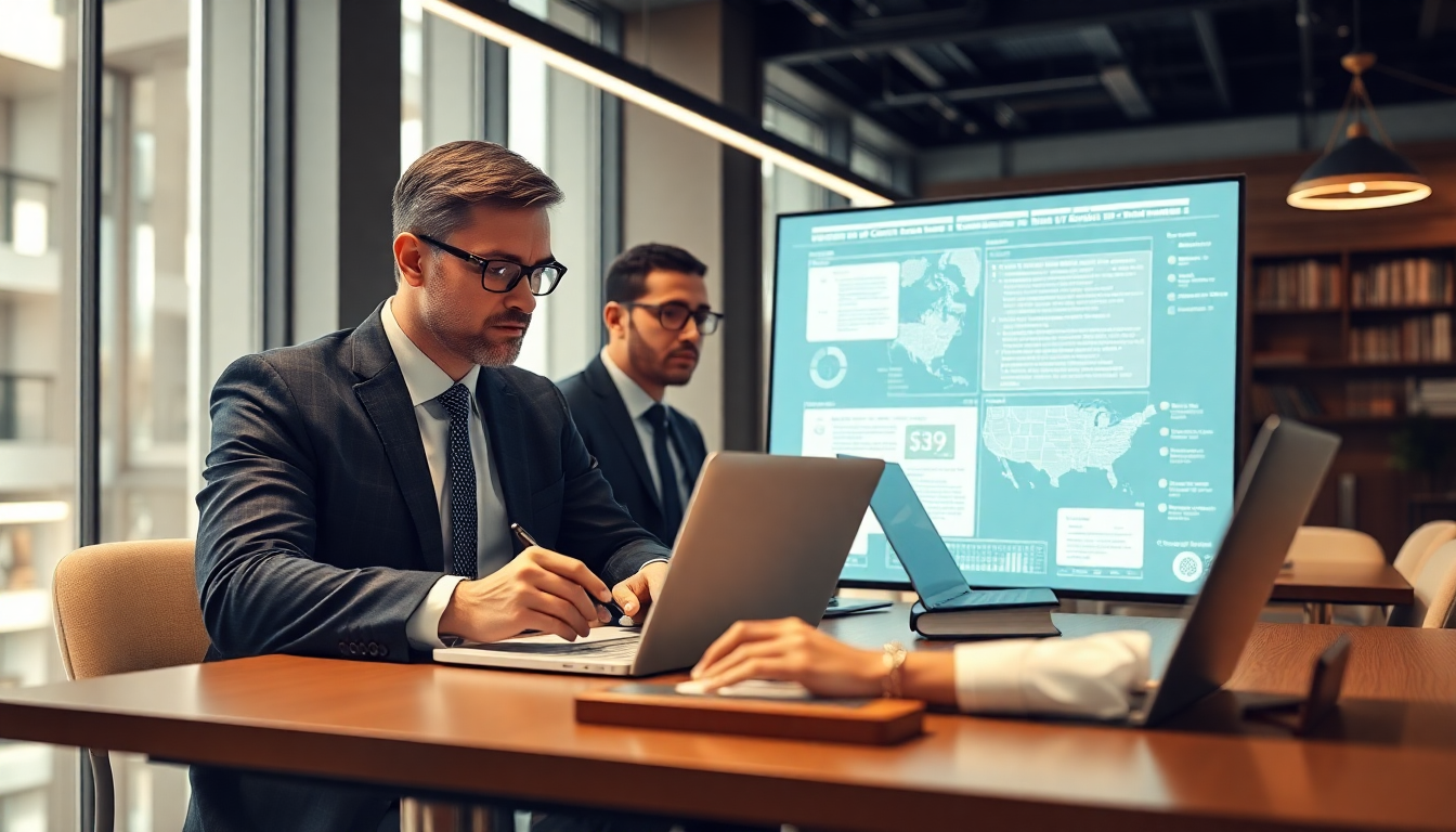 AI 도구를 활용해 판례 분석과 법률 문서 작성 실습을 하는 법률 전문직 종사자들