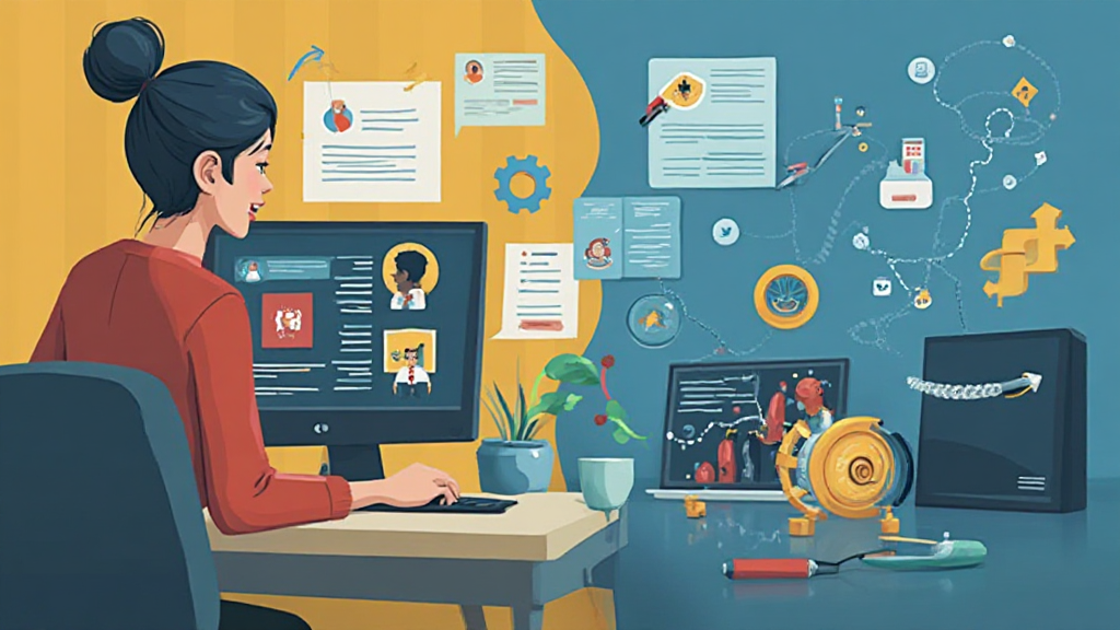 무료 Python 학습 후 유료 강의 전환과 국비지원 교육, 자격증 취득과 포트폴리오 구축을 상징하는 이미지